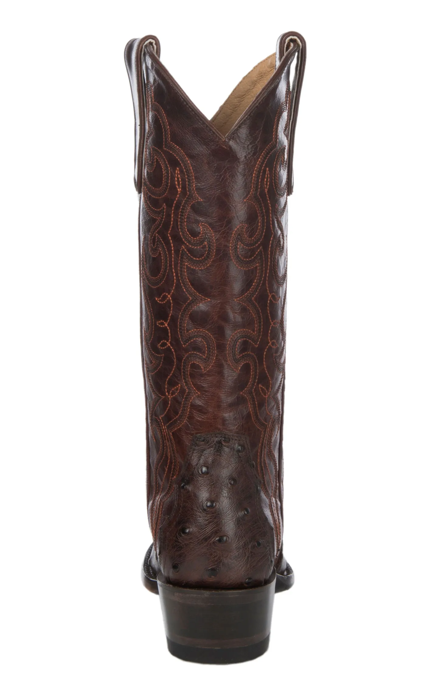 Cavender's Women's Sienna Full Quill Ostrich Snip Toe Exotic Cowboy Boots