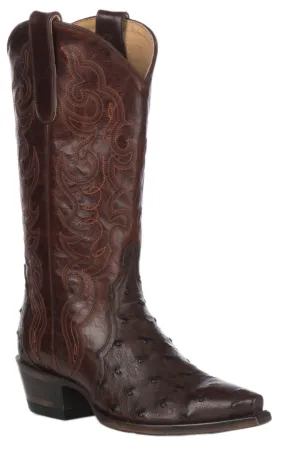 Cavender's Women's Sienna Full Quill Ostrich Snip Toe Exotic Cowboy Boots