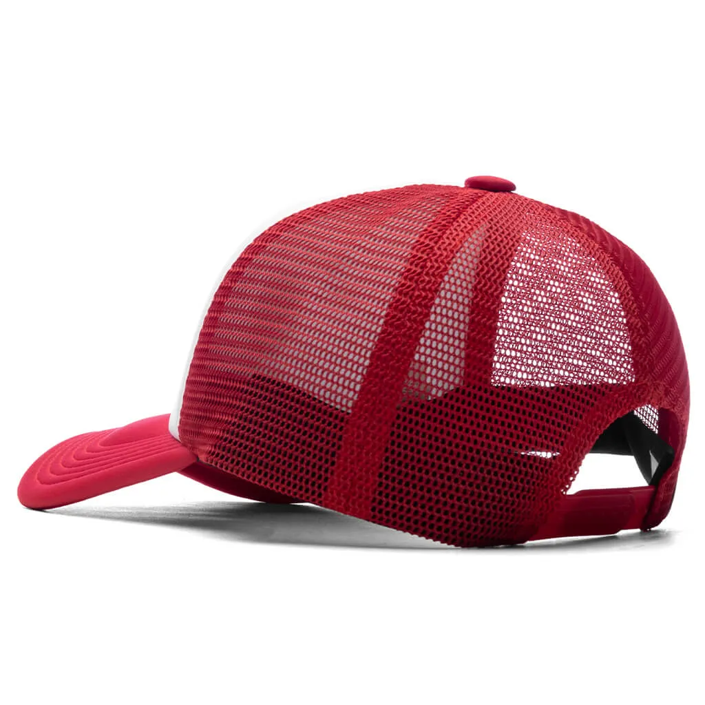 College Mesh Cap - Red