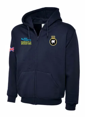 Hoody Zipped Navy – TS BULLDOG