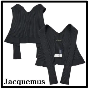 JACQUEMUS  |Casual Style Street Style Logo Cardigans