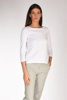 Majestic Filatures Paris Tshirt M. 3-4 Bianco Donna