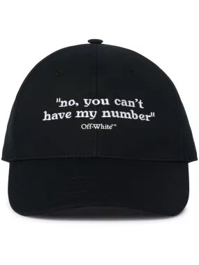 Off White Hats Black