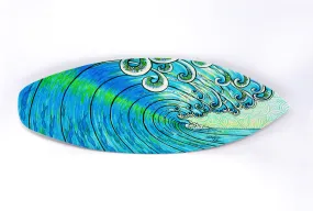 Party Wave Surfboard Wall Art