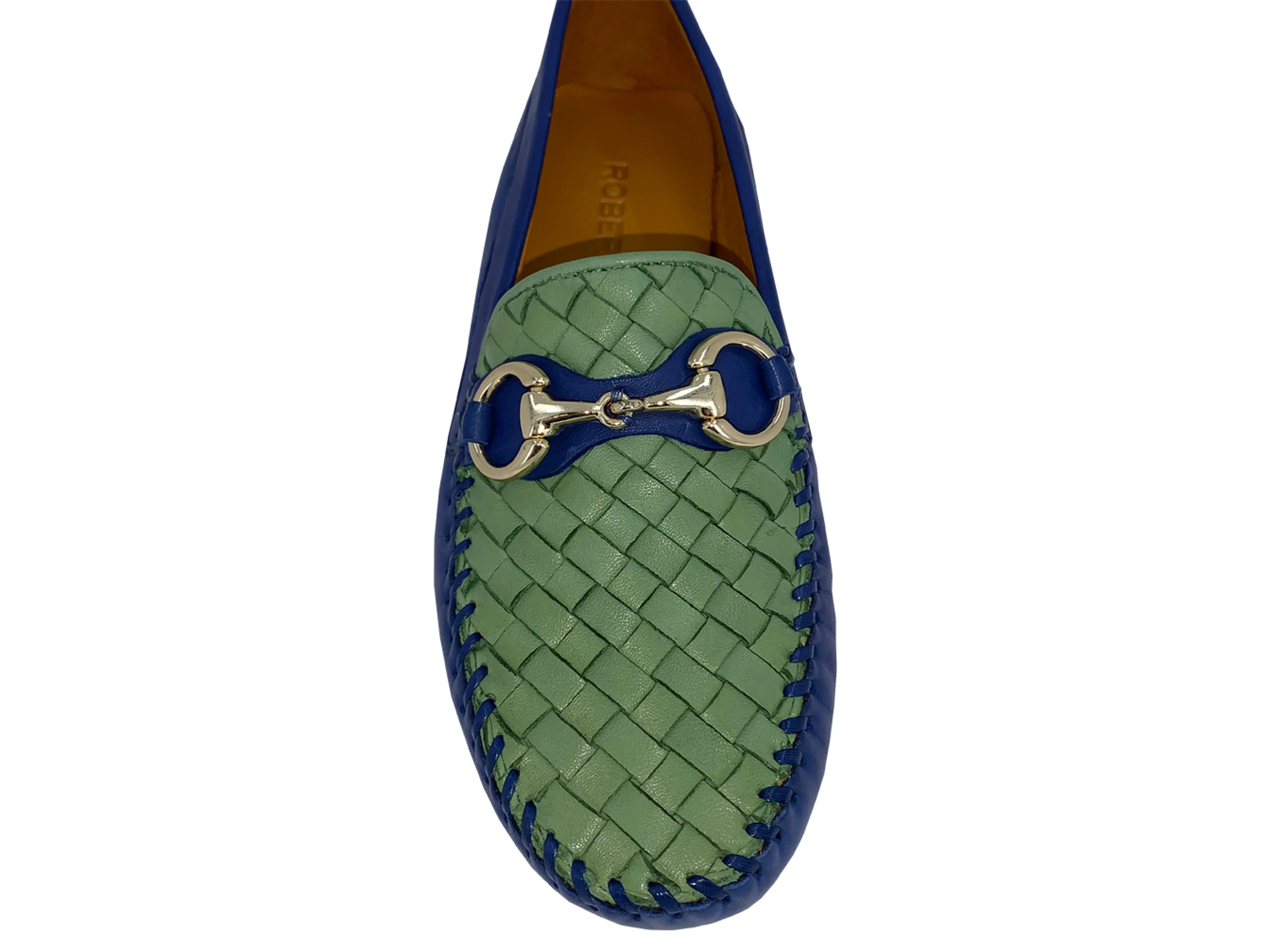 Robert Zur Perlata Loafer Navy Green