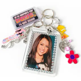 Vintage Remix Miley Keychain / Bag Charm